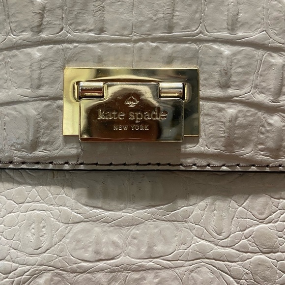 Kate Spade Croc-Embossed Shoulder Bag - Picture 2 of 16